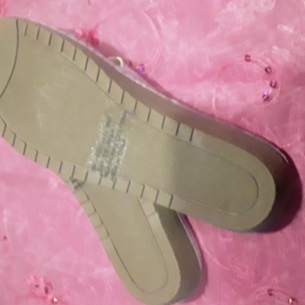 Leather Lavender Slides - Picture 7 of 8